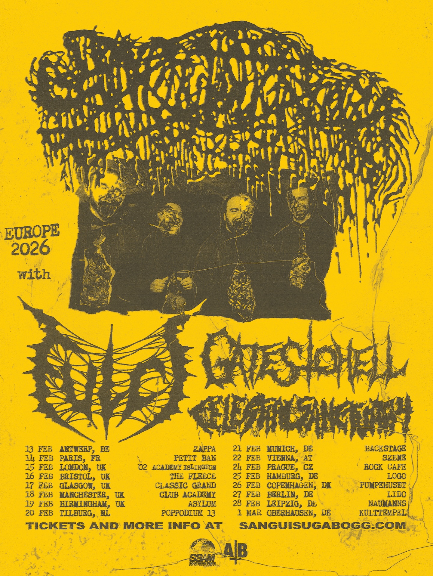 Fulci Tour Poster 2026